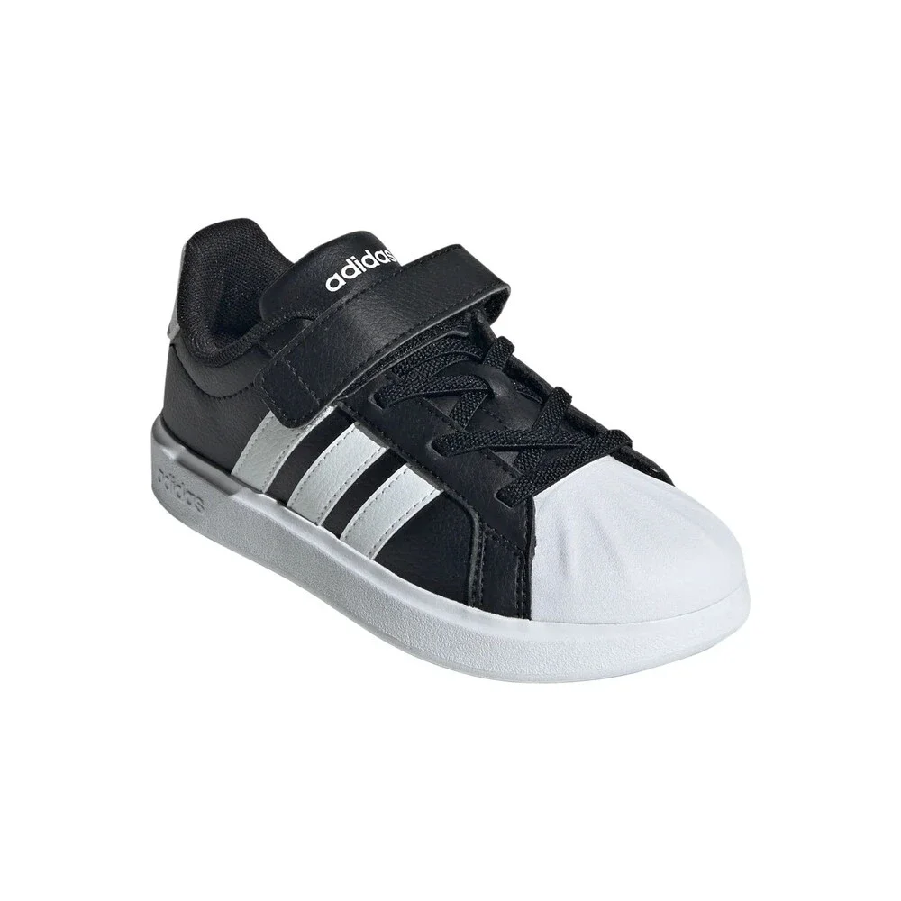 Adidas Kids' NWT Streettalk Sneaker Size 7 M Walker Black White
